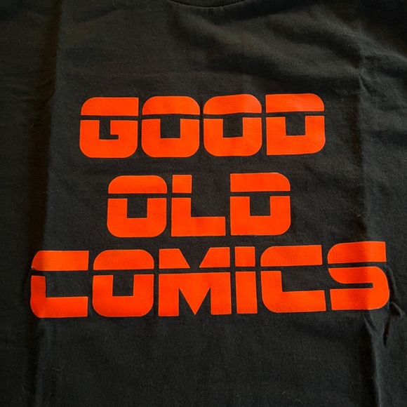 New Men's GOOD OLD COMICS Comic Book Collector Graphic Tee T-Shirt L - Picture 2 of 6